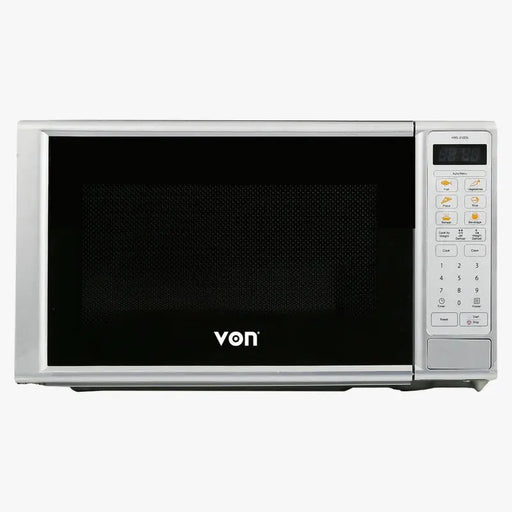 VON 20L Digital Solo Microwave – Mirror Silver HMS-210DS / VAMS-20DGS Murukali.com