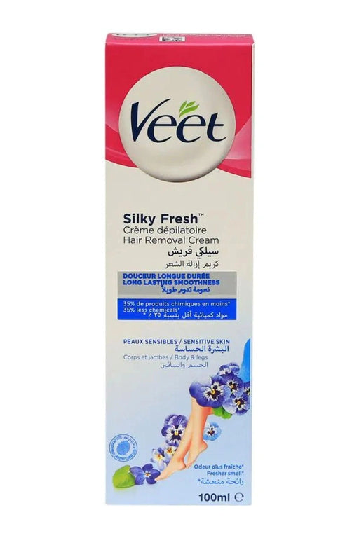 Veet Silky Fresh Hair Removal Cream For Sensitive Skin 100ml murukali.com