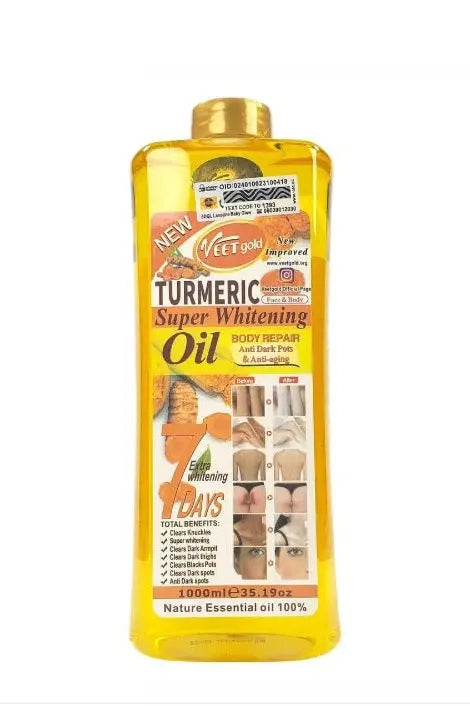 Veetgold Turmeric Super Whitening oil, 1000ml murukali.com