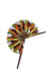Vibrant Rwandan Hand Fan - Geometric Print Design (Made in Rwanda) Murukali.com