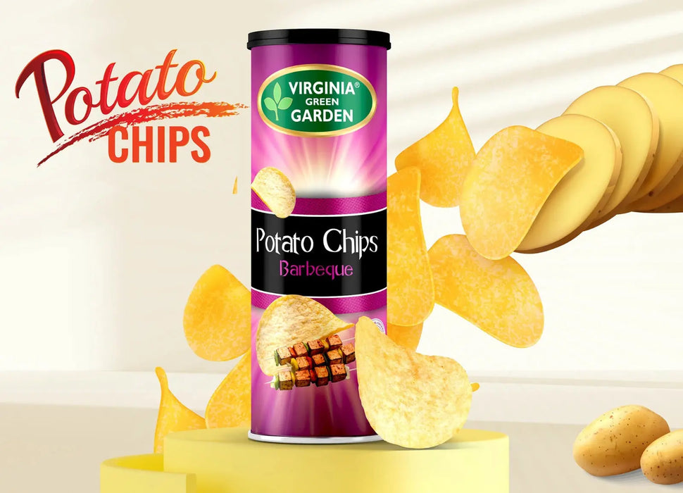 Virginia Green Garden Barbeque Potato Chips 138g Murukali.com