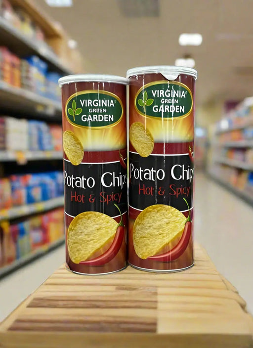 Virginia Green Garden Potato Chips Hot & Spicy 1pc 138g Murukali.com