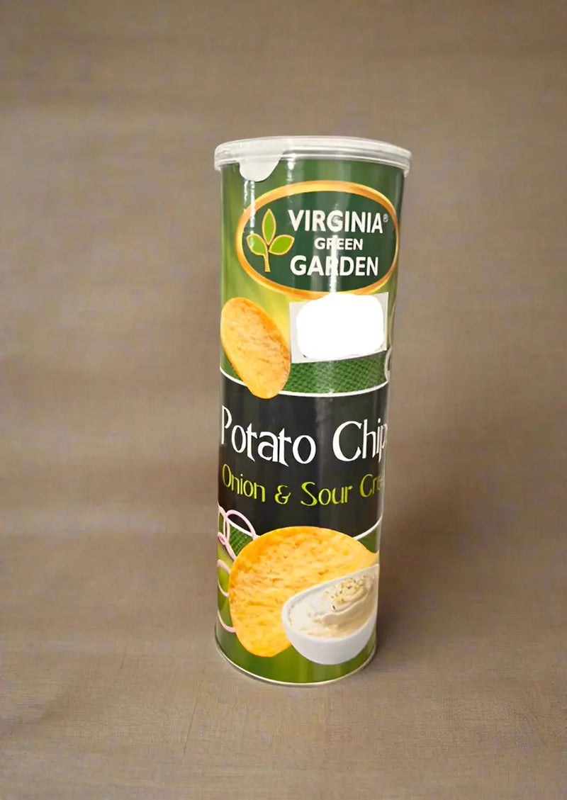 Virginia Green Garden Potato Chips in Onion & Sour Cream flavor 138g Murukali.com