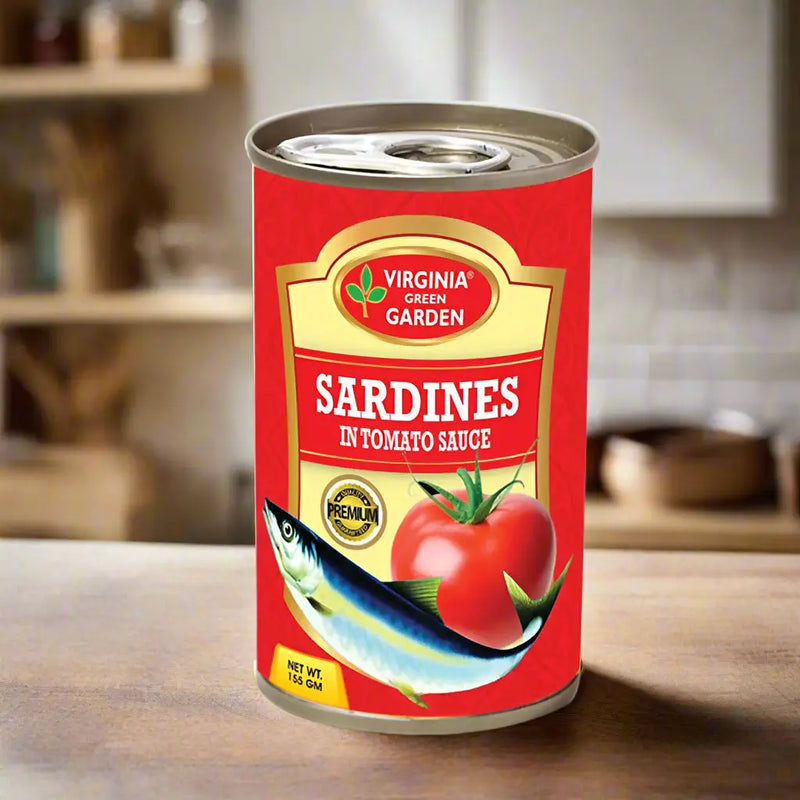 Virginia Green Garden Sardines in Tomato Sauce 155g Murukali.com