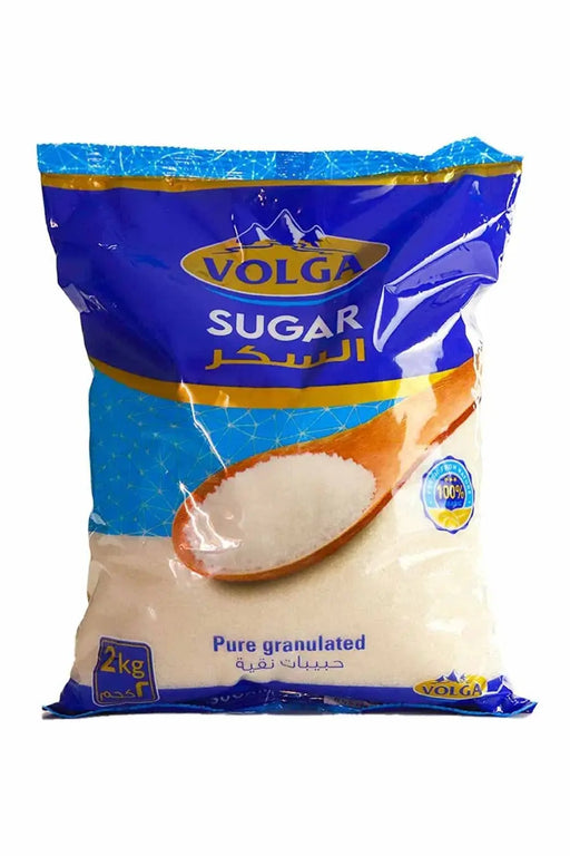 Volga Pure Granulated White Sugar 2kg murukali.com