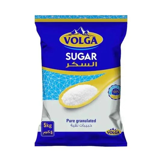 Volga Pure Granulated white Sugar  1kg & 5kg Murukali.com
