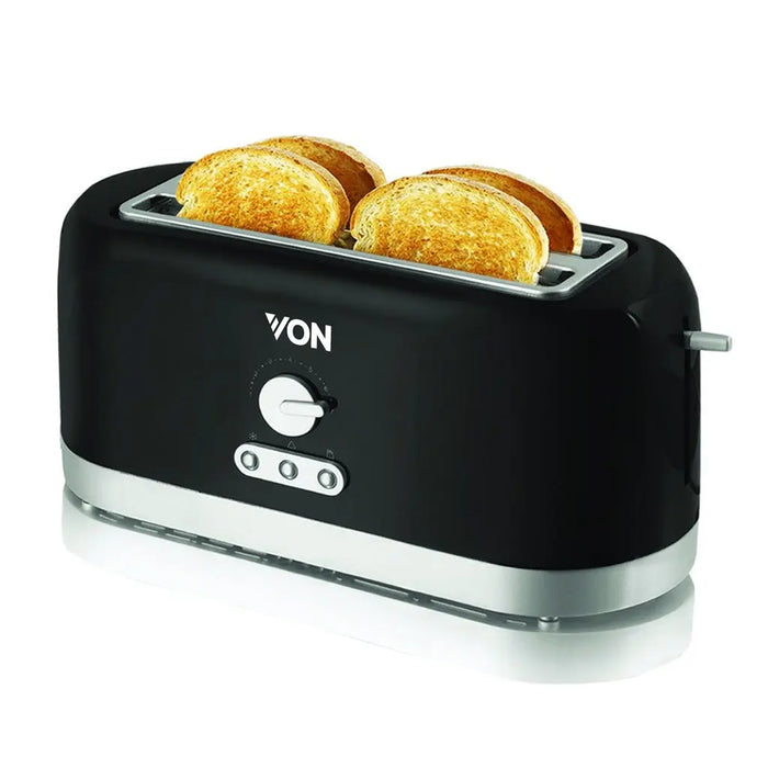 Von 4 Slice Toaster Black Murukali.com