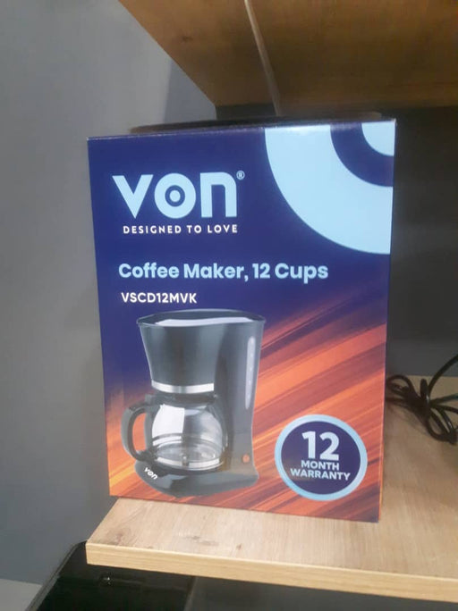 Von Coffee Maker, 12 cups murukali.com