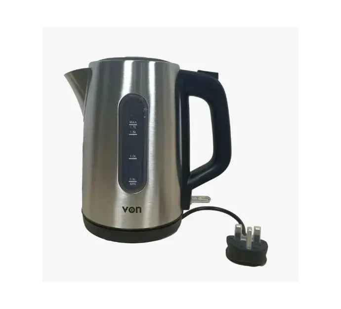 Von VKCL17SDX Cordless Kettle  Stainless Steel 1.7L Murukali.com