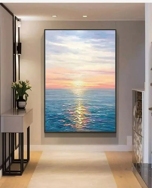 Wall Art Decor Sunset on The Beach 80 x 120 cm IRAME KAGUGU SHOP