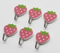 Wall Hook Hanger Plastic Strawberry Adhesive 8Pcs Murukali.com