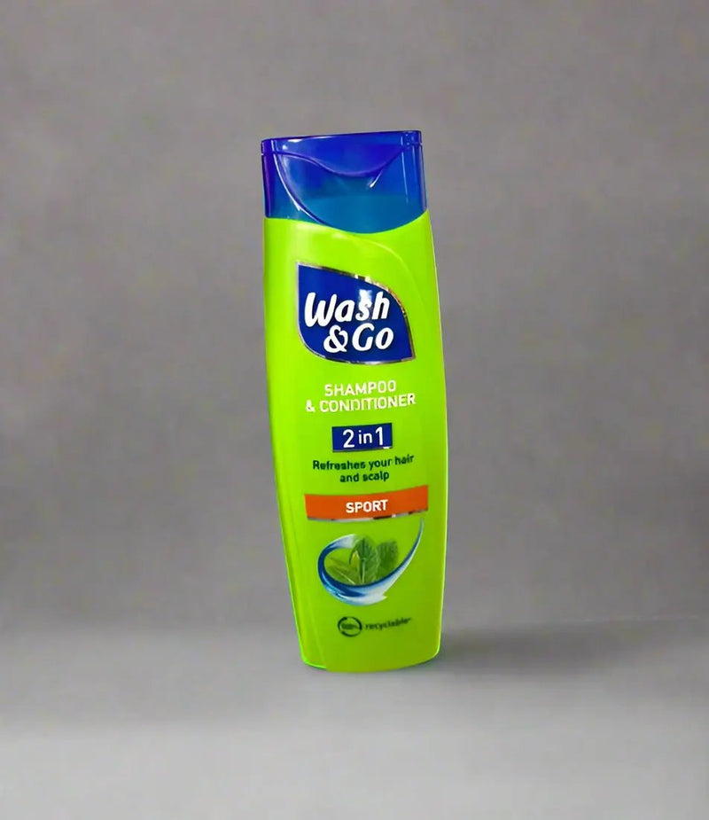 Wash & Go 2 in 1 Sport Shampoo & Conditioner 200ml Murukali.com