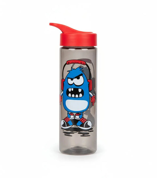 Water Bottle with Red Flip Lid 600ml Murukali.com