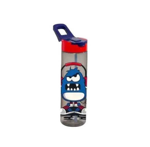 Water Bottle with Red Flip Lid 600ml Murukali.com