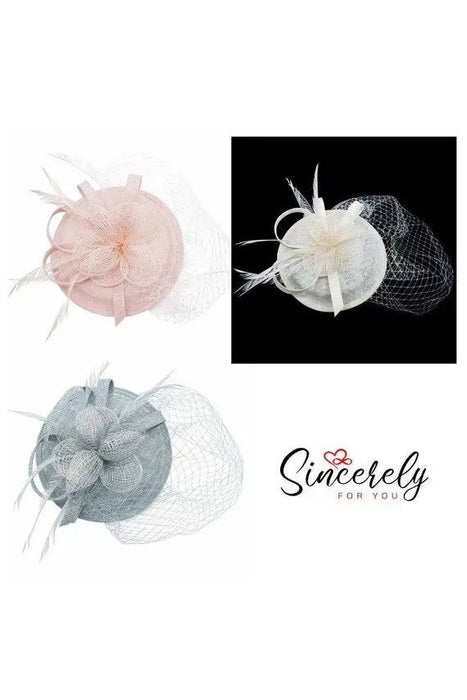 Wedding Ascot Hat Hair Small murukali.com