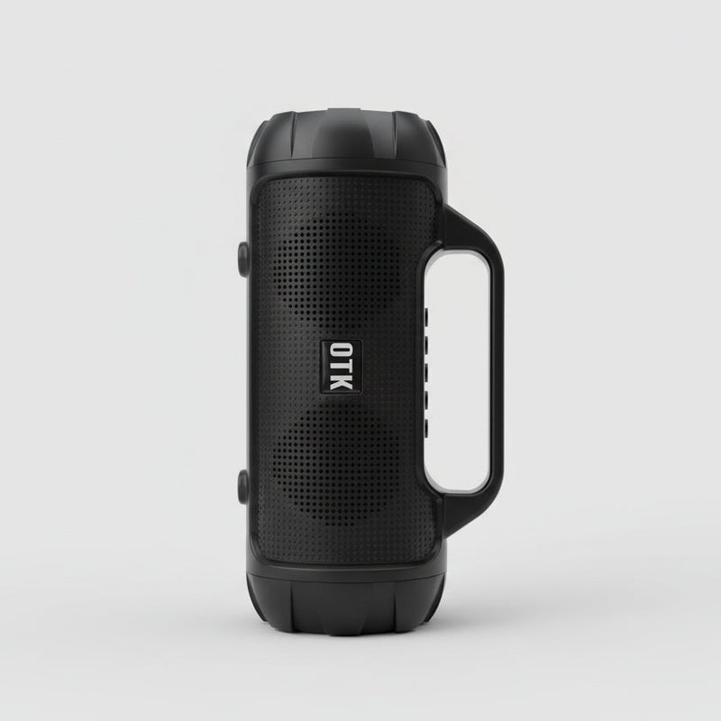 OTK Tragbarer Bluetooth-Lautsprecher (Schwarz)