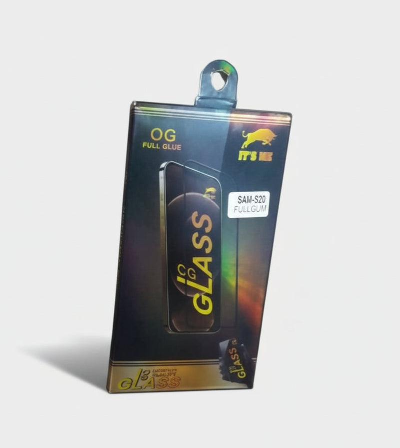OG Full Glue Tempered Glass Screen Protector – Samsung S20