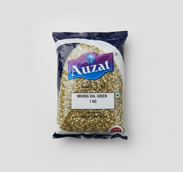 Auzat Moong Dal Green Split Green Gram with Skin 1kg