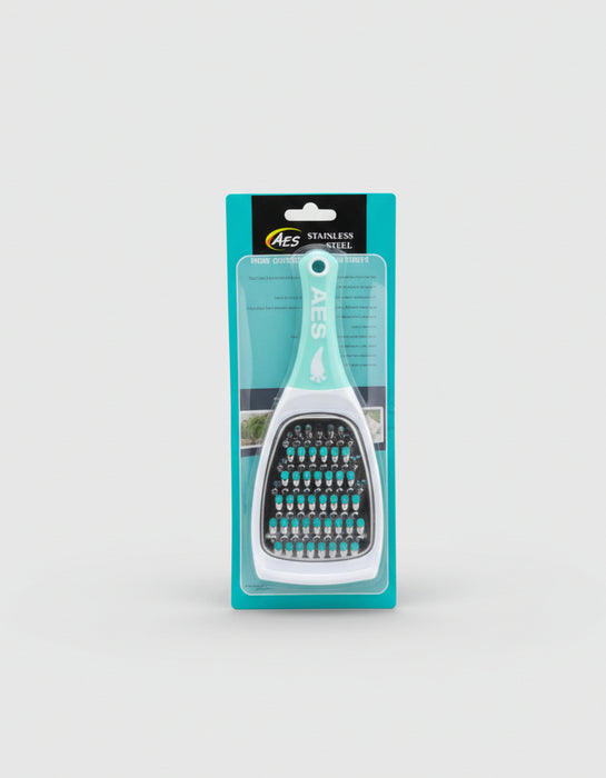 AES Stainless Steel Food Grater – Turquoise Handle