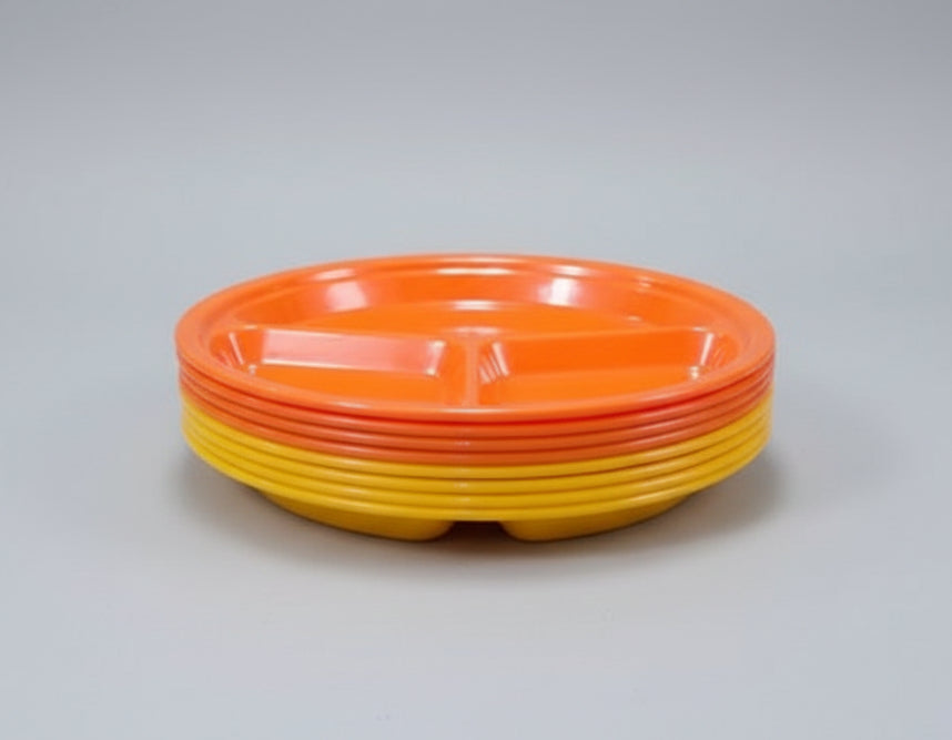 Section Plastic Meal Plates