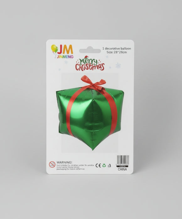 Christmas Gift-Shaped Decorative Balloon