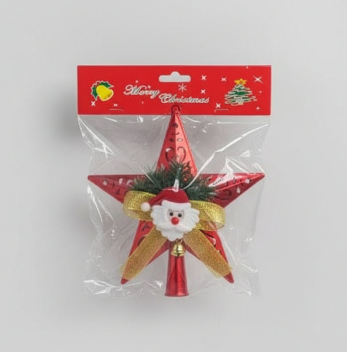 Santa Star Christmas Tree Topper