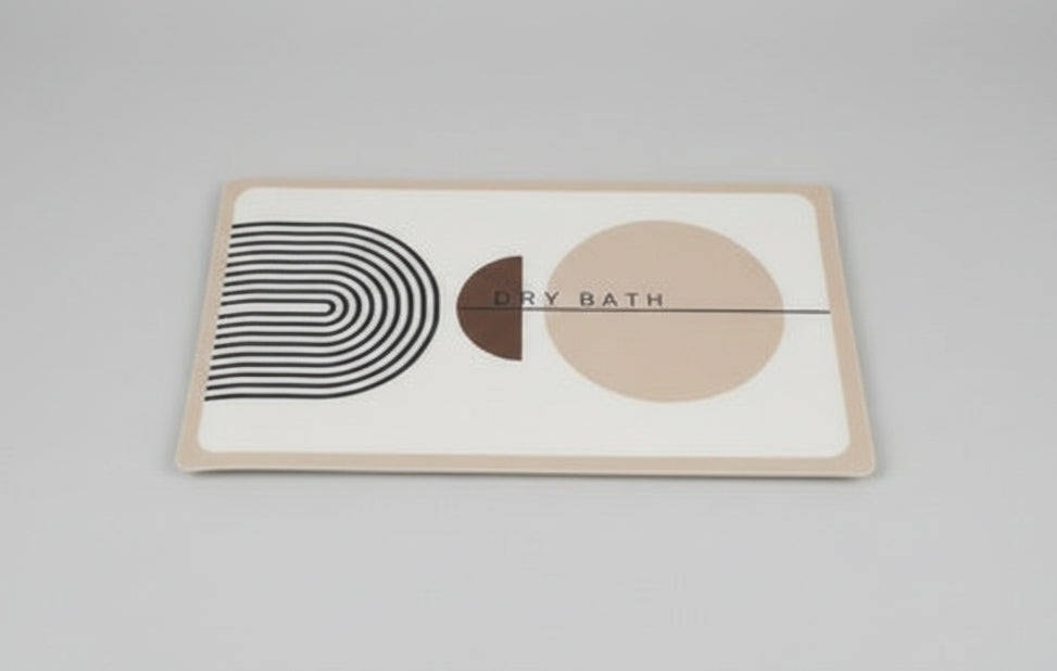 Modern “Happy Bath” Anti-Slip Bathroom Mat