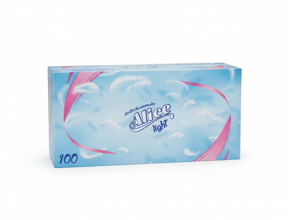 Alice Light Soft Facial Tissues – 100 tissues