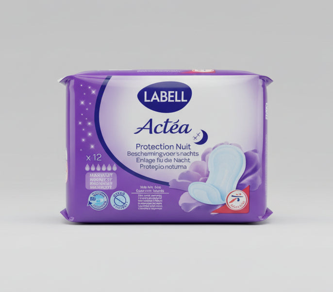 LABELL Actéa Maxi Nuit – 12 Pads