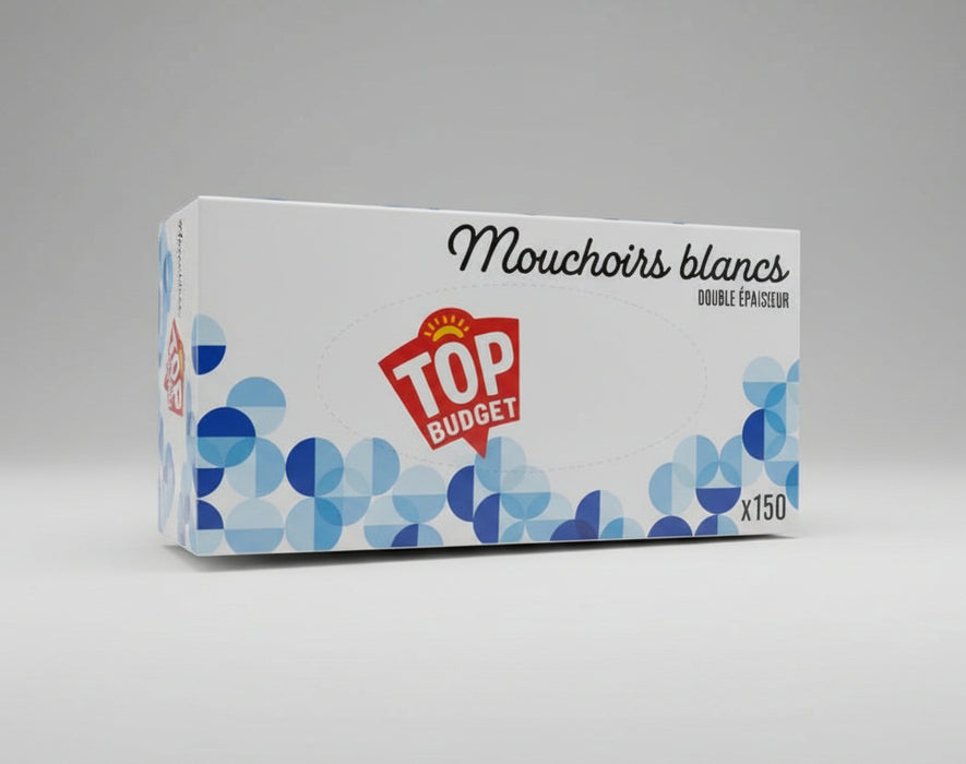Top Budget White Tissues –150 Sheets