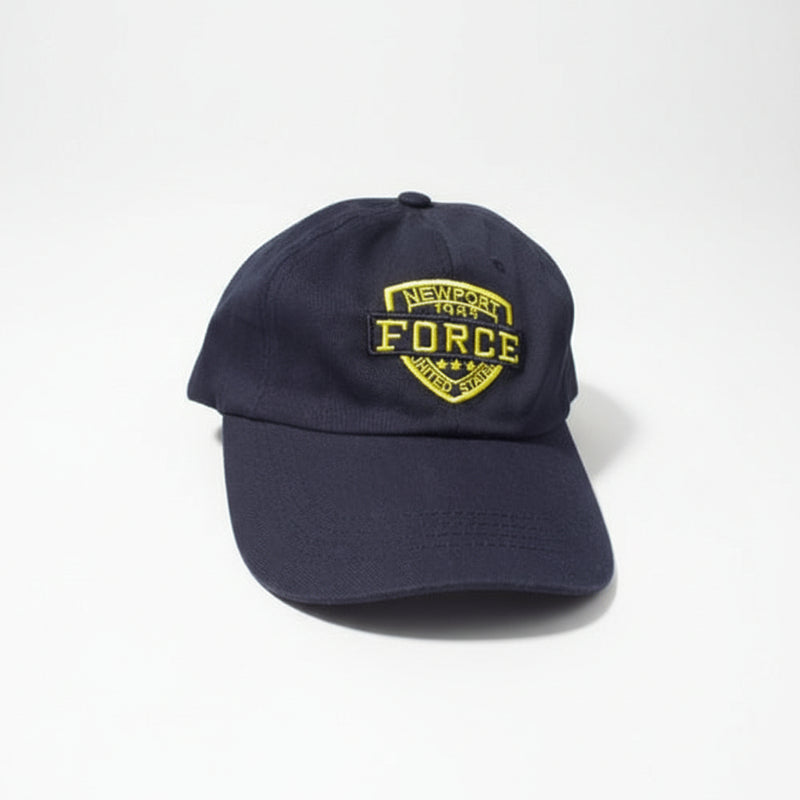Black New York Force 1985 Adjustable Baseball Cap – Classic USA Style