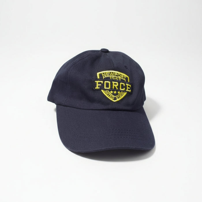 Black New York Force 1985 Adjustable Baseball Cap – Classic USA Style