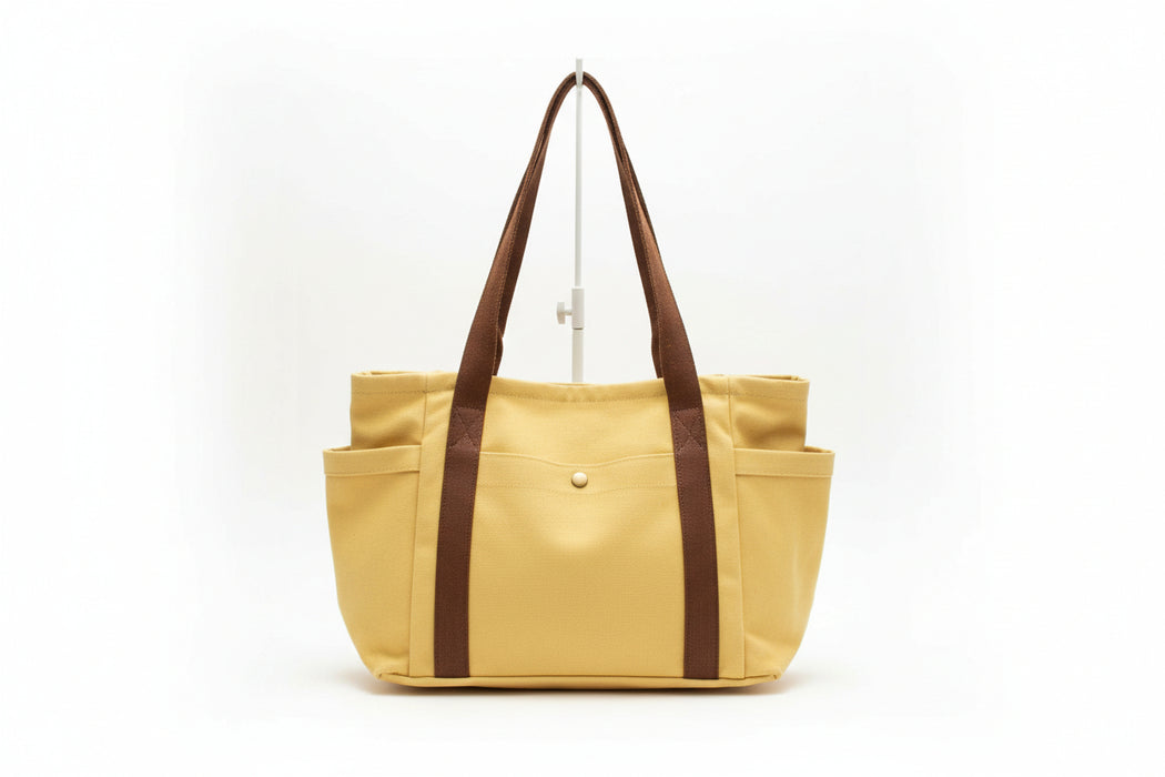 Yellow Canvas Tote Bag – Casual & Spacious