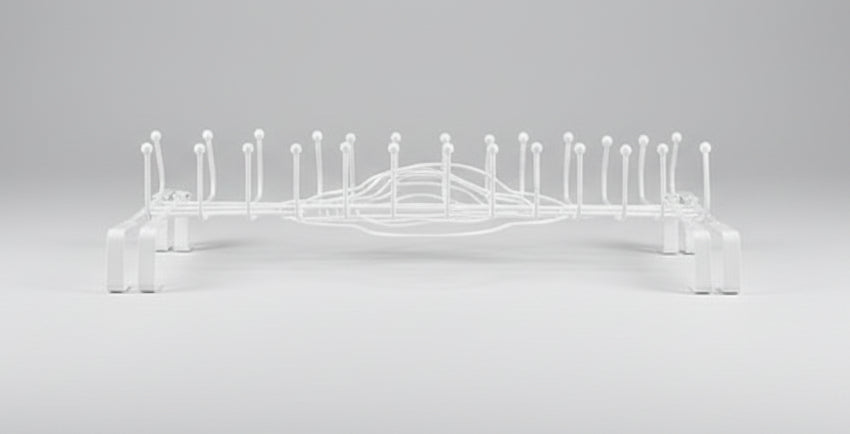 Multi-Hook Metal Organizer Rack 1pcs