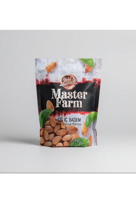Master Farm Raw Almond Kernels Çiğ İç Badem 200g