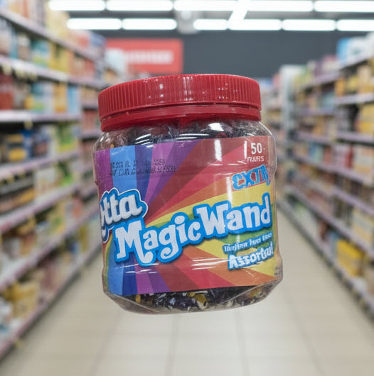 Otta Magic Wand Yoghurt Fruit Chews assorted flavors 50pcs