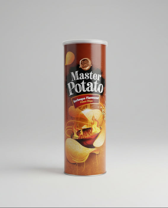 Gold Harvest Master Potato Barbeque Flavoured Potato Chips 170g