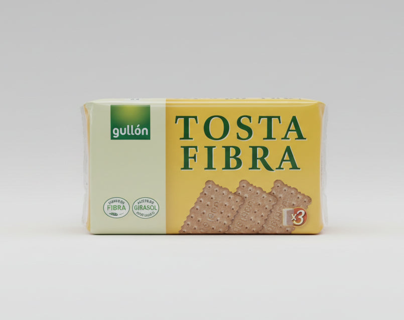 Gullón Tosta Fibra High-Fiber Biscuits 450g
