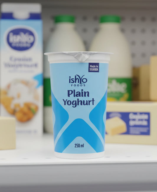 Ishyo Foods Plain Yoghurt 250ml