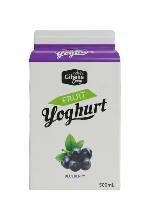 Giheke Dairy Fruit Yoghurt – Blueberry Flavour 500ml