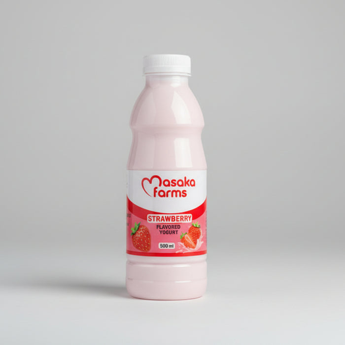 Masaka Farms Strawberry Flavored Yogurt 500ml