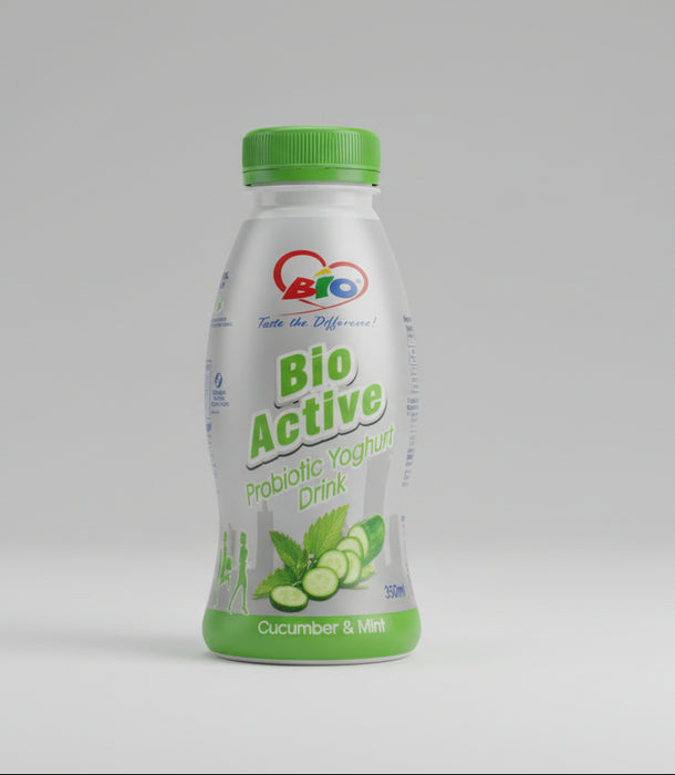 Bio Active Probiotic Yoghurt Cucumber & Mint Drink 350ml