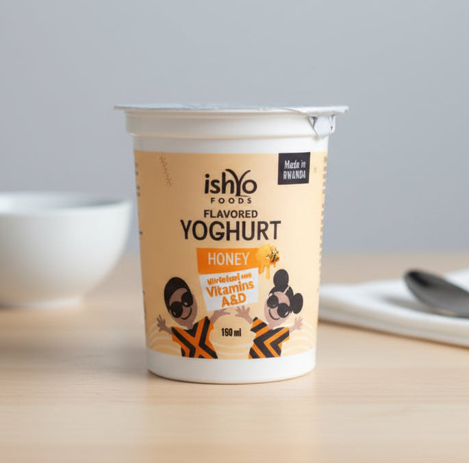 Ishyo Peach Apricot+Vitamin A&D Flavored Yoghurt 150ml