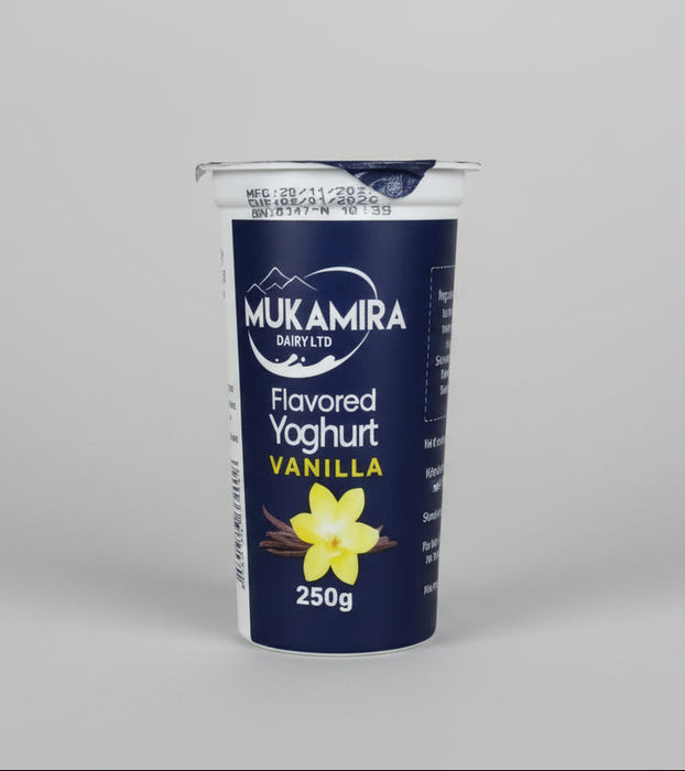 Mukamira Dairy Ltd Vanilla Flavored Yoghurt 250ml
