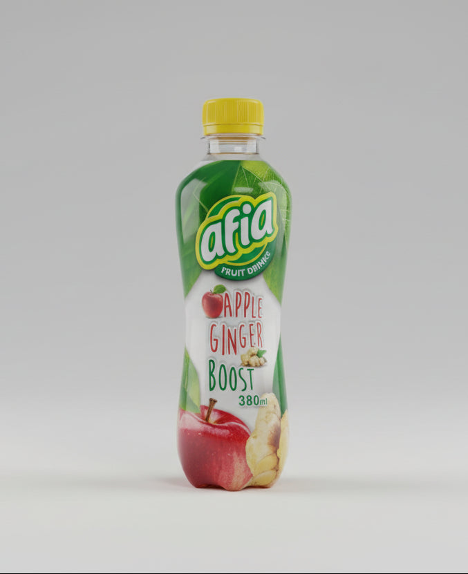 Afia Apple Ginger Boost – Fruit Drink 380 ml