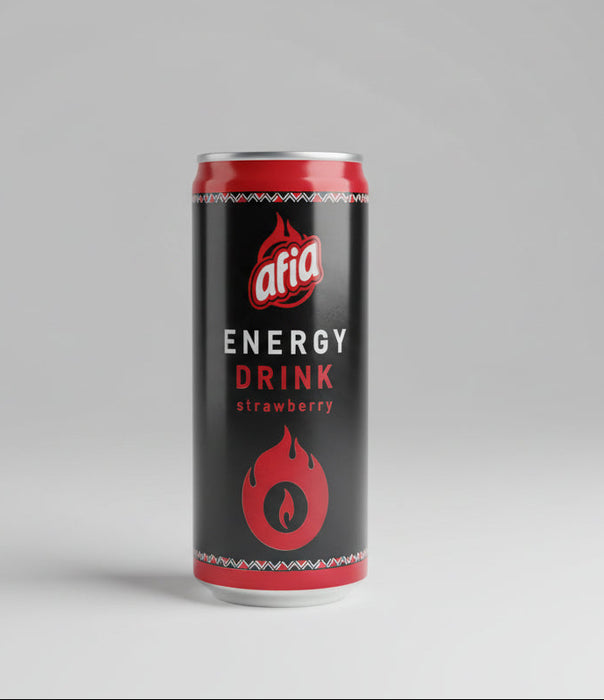 Afia Strawberry Energy Drink 250ml