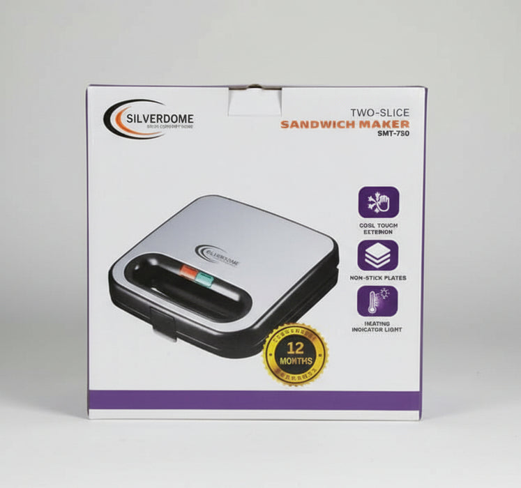 Silverdome Two-Slice Sandwich Maker SMT-750