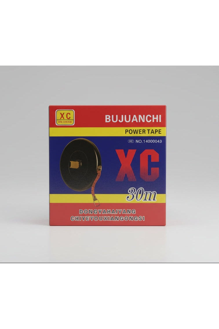 XC Jin Cheng 30m Power Tape Measure – Automatic Rewind Shock-Resistant Housing
