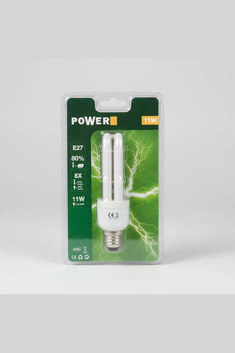 Power 11W E27 Compact Fluorescent Light (CFL) Bulb