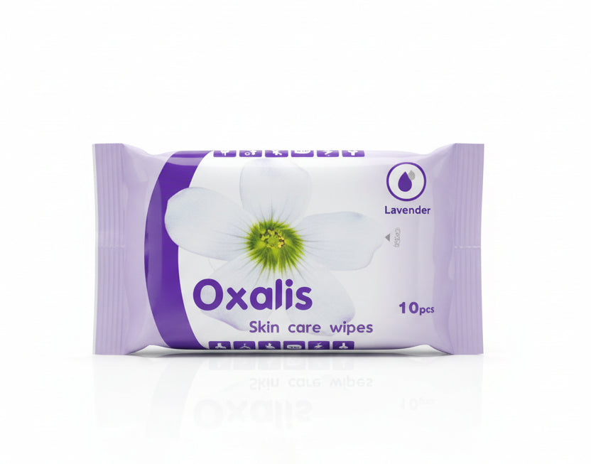 Oxalis Skin Care Wipes – Lavender Scent 10 Pieces